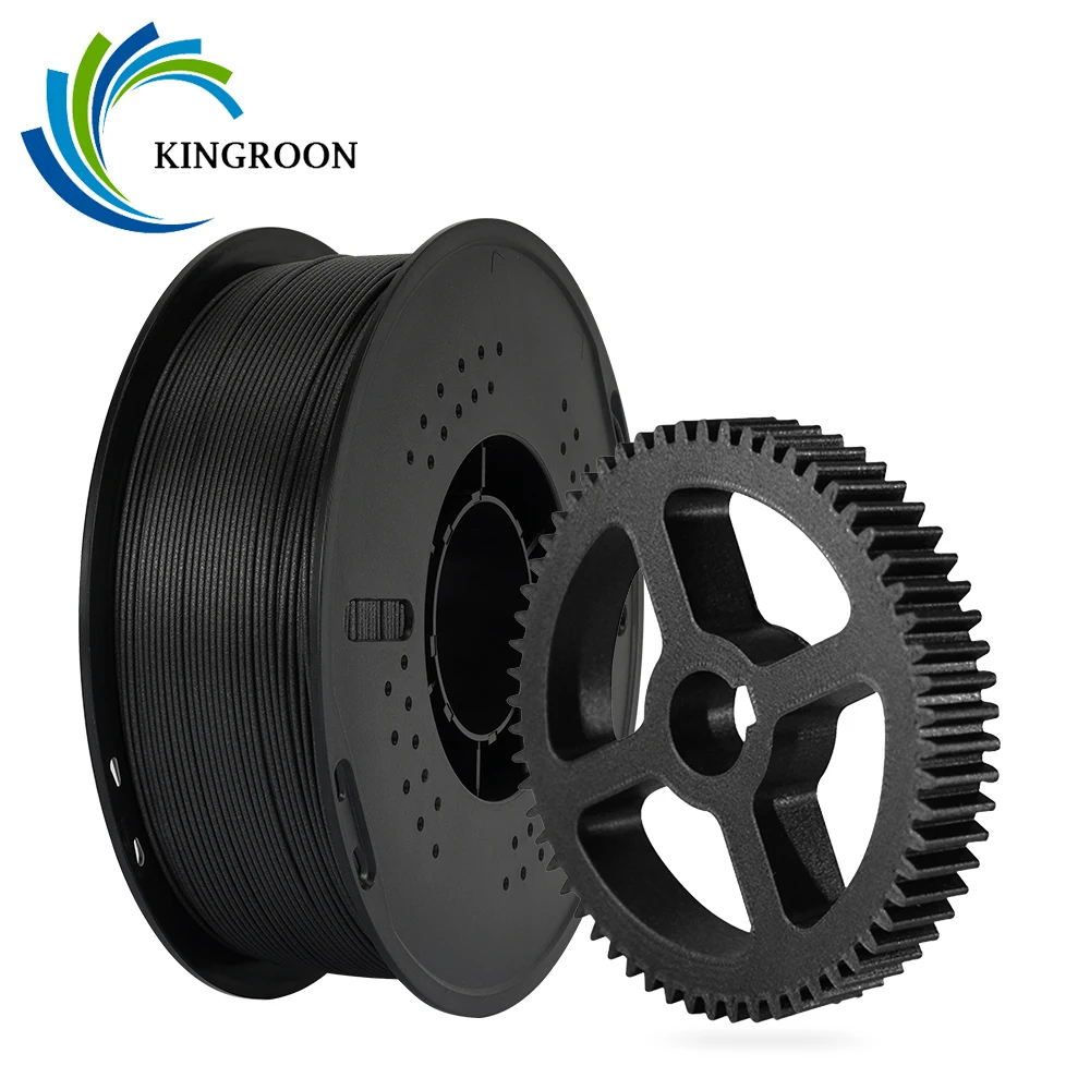 

NEW KINGROON PLA PETG Carbon Fiber 3D Printer Filament 1.75mm 1kg (2.2lbs) PETG-CF PLA-CF High Strength 3D Printer Material