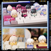 Honkai: Star Rail Game Keycaps Anime Role Kafka/Dan Heng/Jing Yuan Artisan Key Cap for Mechanical Keyboard Gaming Accessories