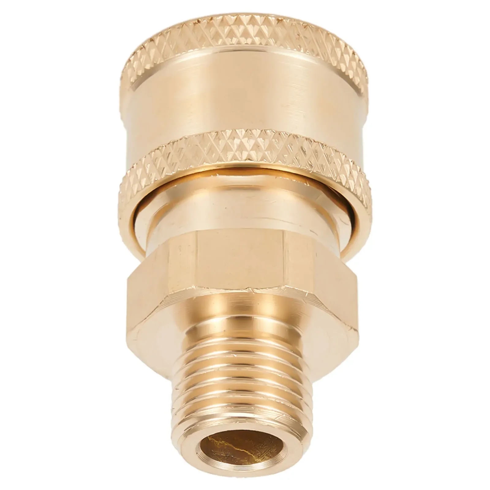 M22/15mm Or M22/14mm To Male Adapter Connector Brass Gold Power Pressure Washer Hose Outlet 1.5mm Pitch Quick Fitting