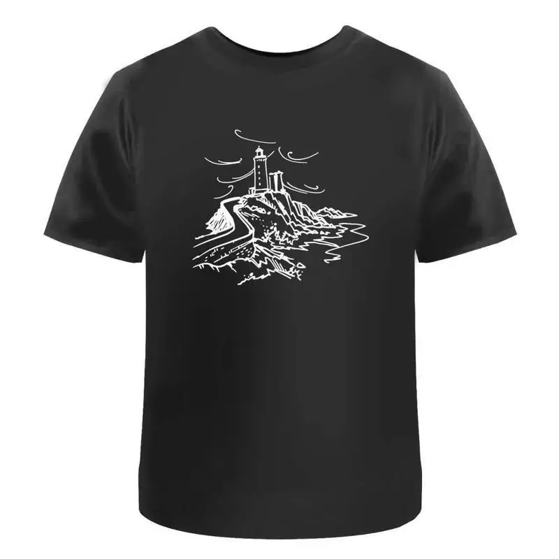 

Хлопковая футболка Lighthouse On Cliffs Ta029627