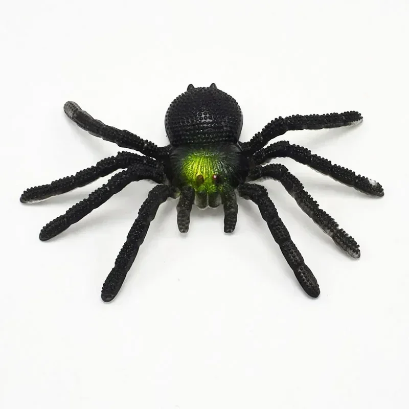 Gags Practical Jokes Color Soft Rubber Spider TPR Big Insect Model Halloween  Prank Toys Mini Toys