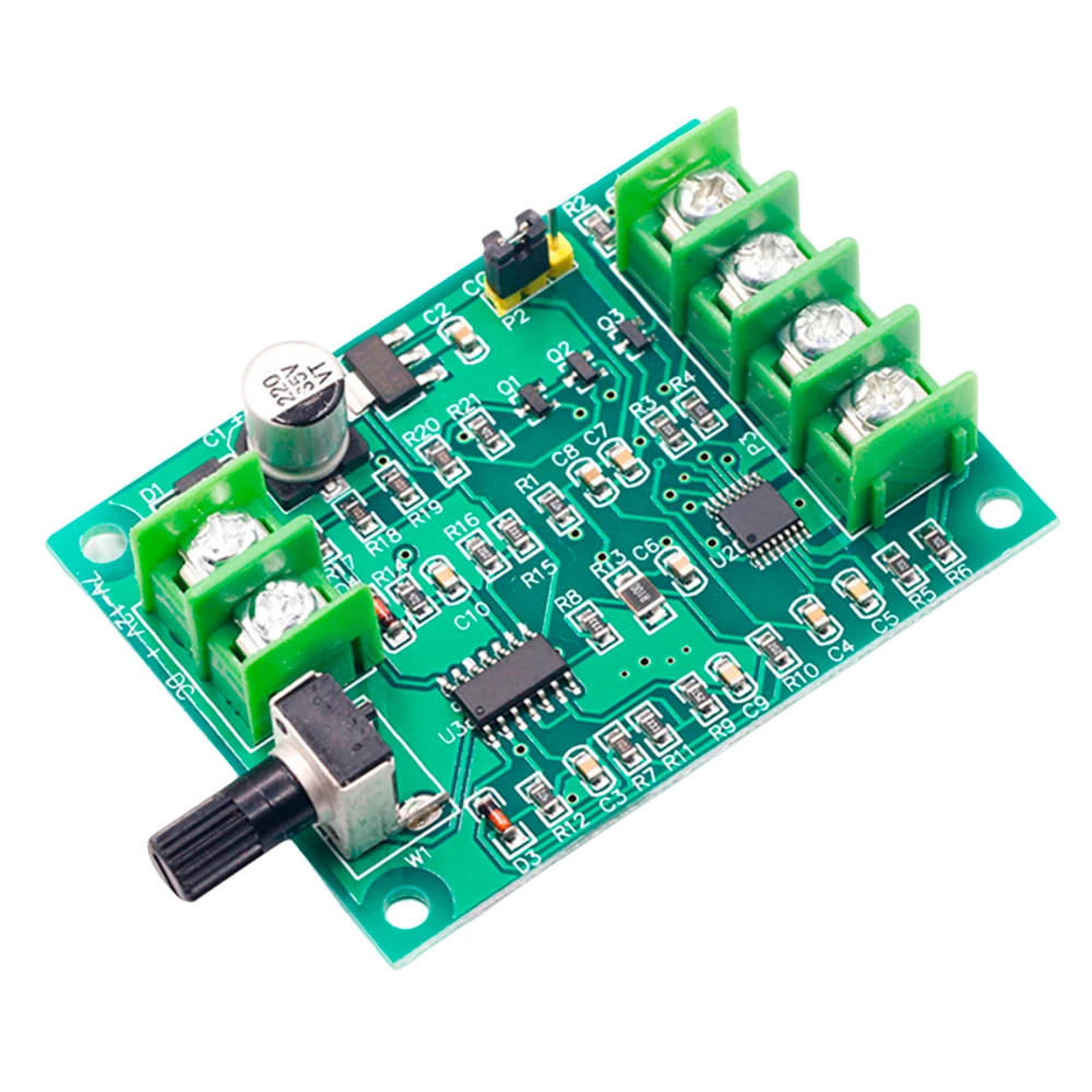 5V 12V Brushless DC Motor Driver Controller Board with Reverse Voltage Over Current Protection for Hard Drive Motor 3/4 Wire