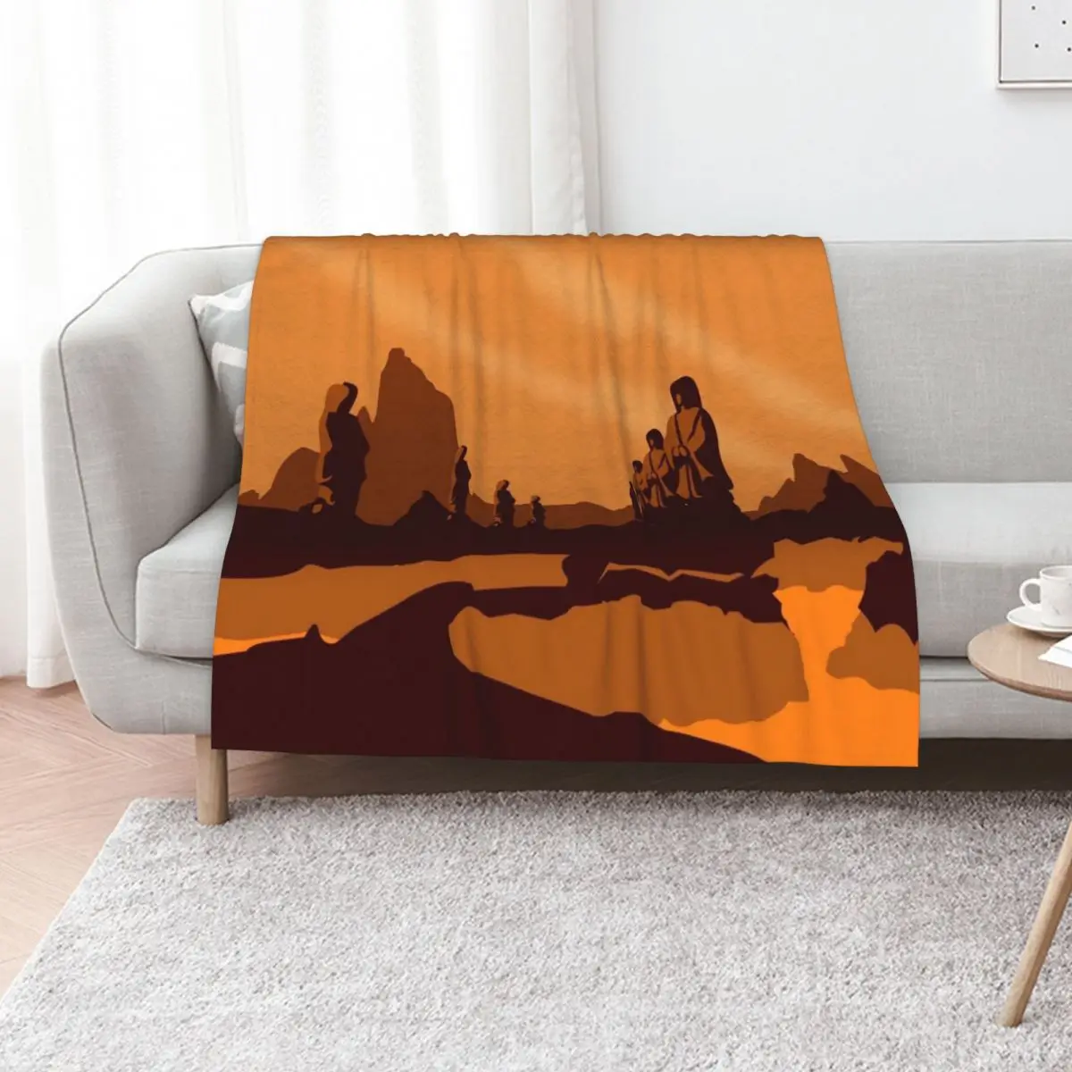 Vulcan Travel Poster Throw Blanket Plush Heavy Sofa Kid'S Giant Sofa cosplay anime Blankets