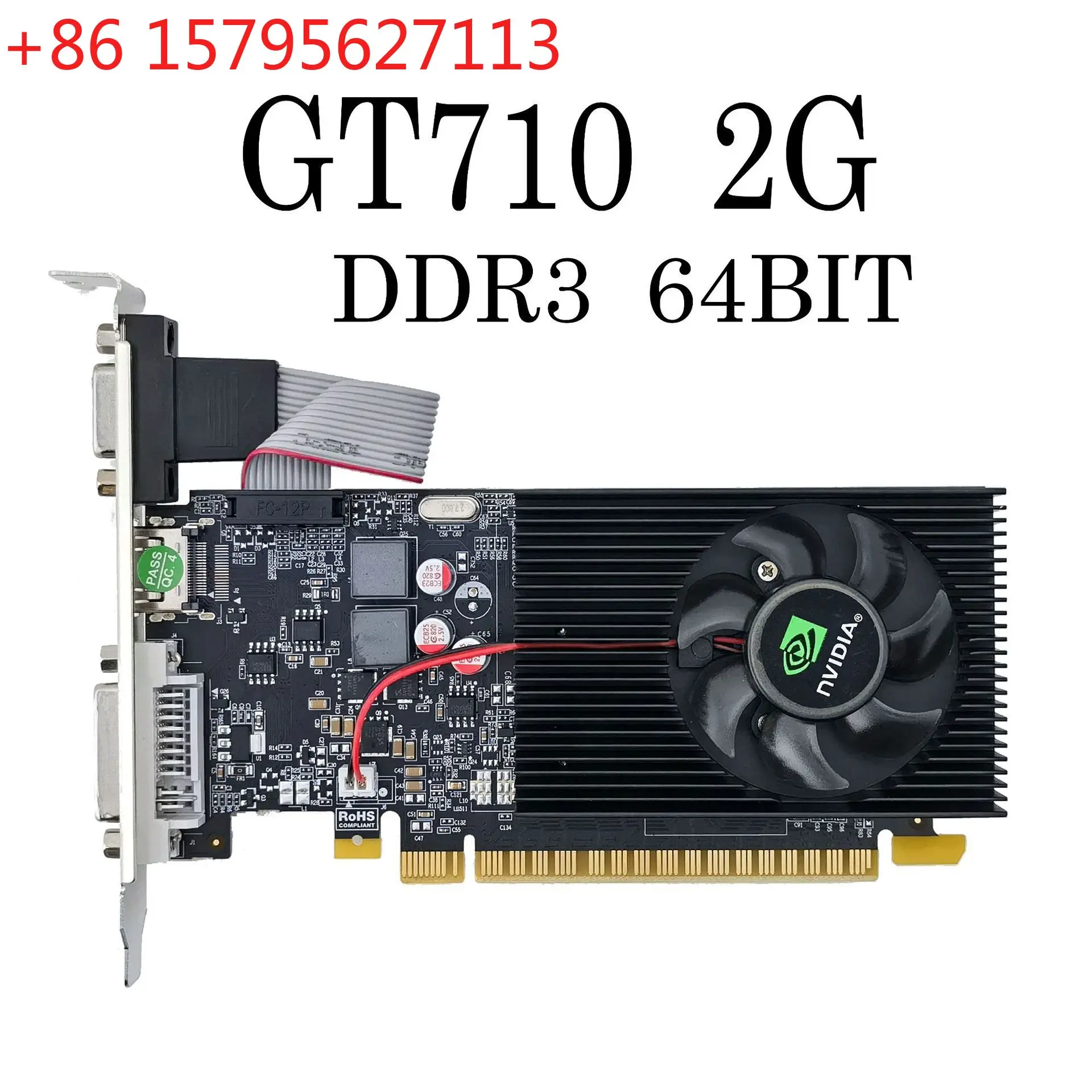 

Видеокарта 610 Display GT710 2GB для настольных ПК, специализированная компьютерная видеокарта