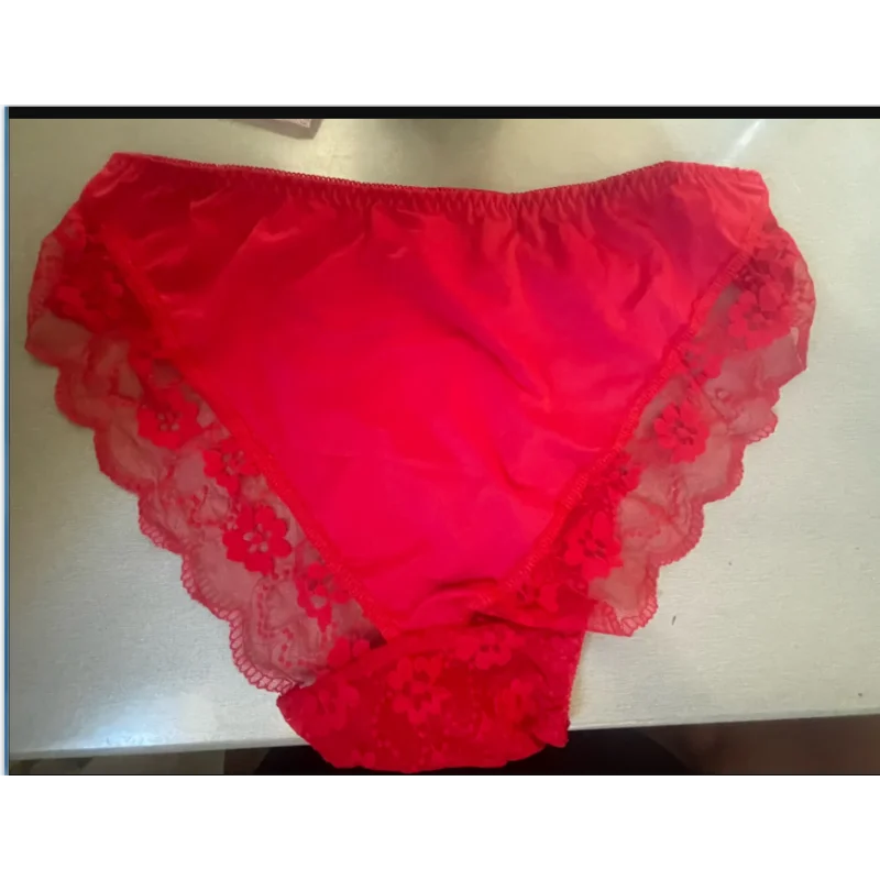 Slip da uomo in pizzo morbido e setoso al tatto Spettacolo dal vivo Mutandine da ballo DJ Club Costumi sexy Festa privata BF Harajuku