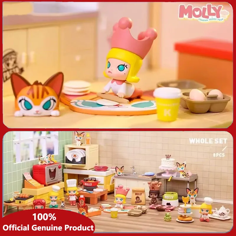 

Molly Cooking Series Genuine Blind Box Toys Kawaii Anime Action Figure Caixa Caja Surprise Mystery Box Dolls Girls Gift