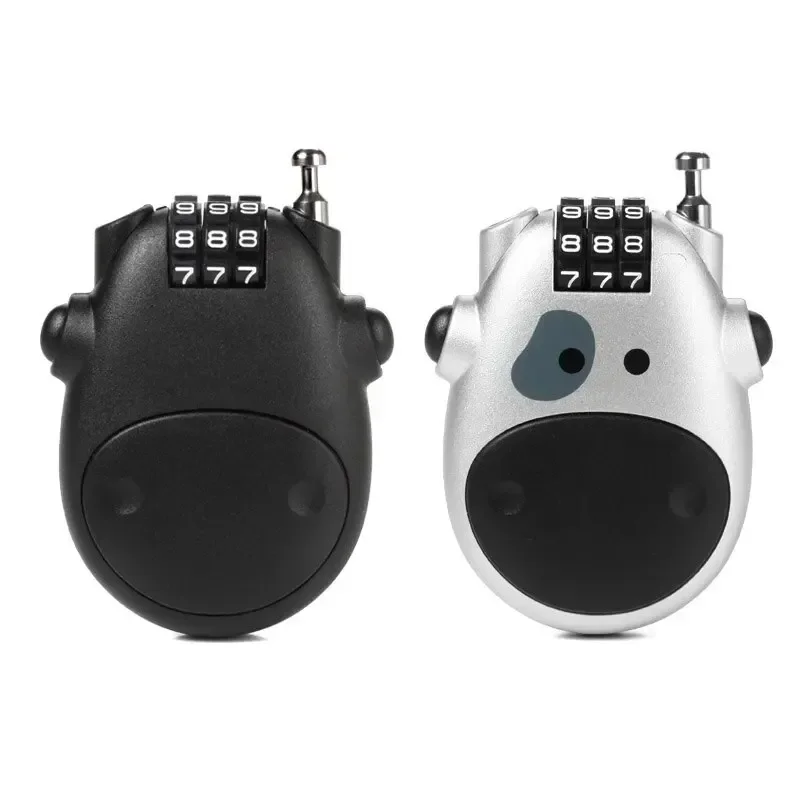 AliExpress XMSJ Bicycle Steel Cable Code Lock Suitcase Car Sled Telescopic Wire Rope Lock Bicycle Helmet High-precision Code Wheel Password Lock