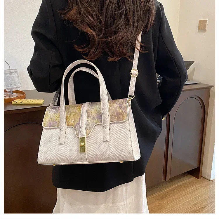 

2025 Women's Floral Boho Nomad Vault Bag OmniCarry Eco-Matrix Anti-Theft