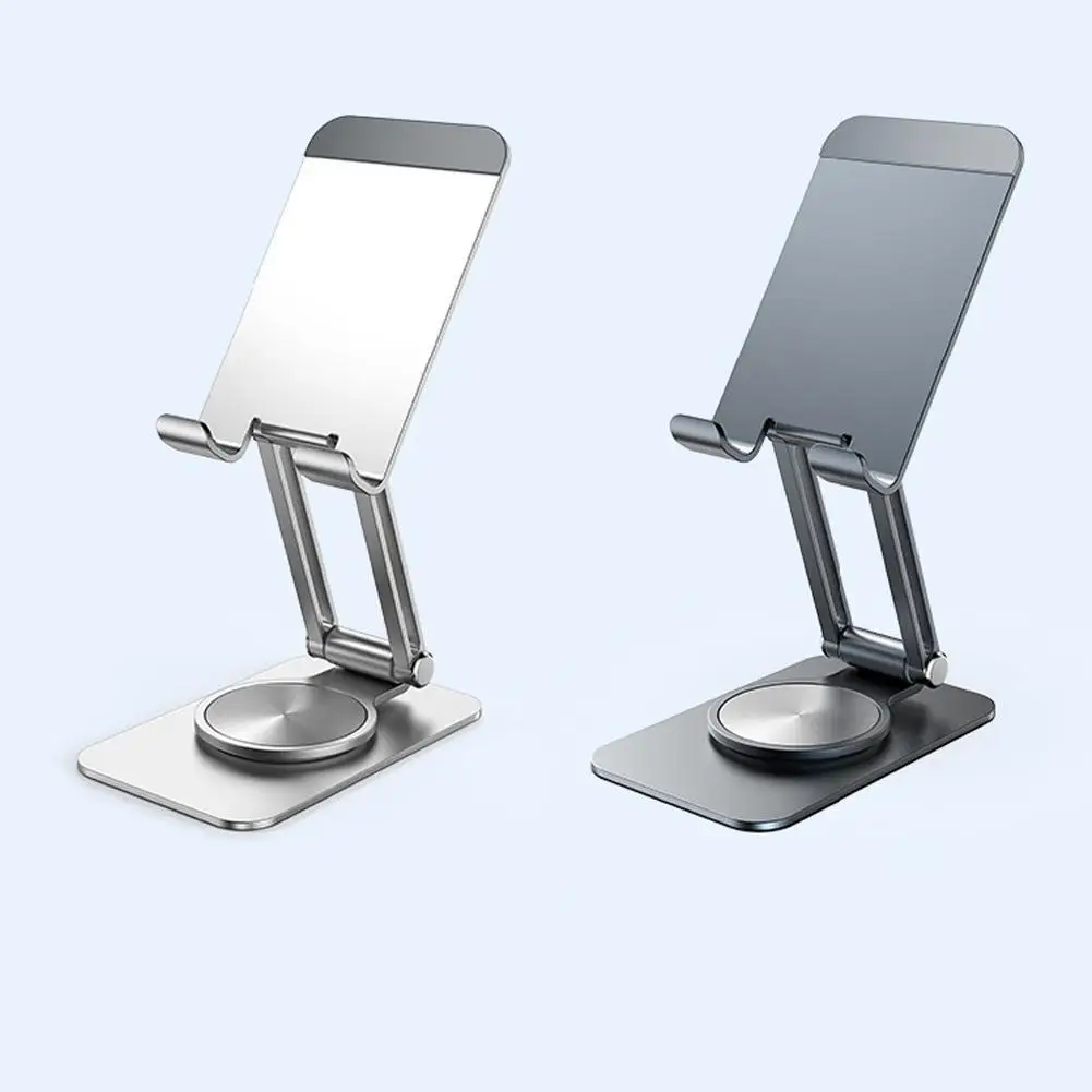 

360° Mobile Phone Holder Rotate Metal Desk Stand For IPhone IPad Adjustable Desktop Tablet Holderl Cell Phone Stand