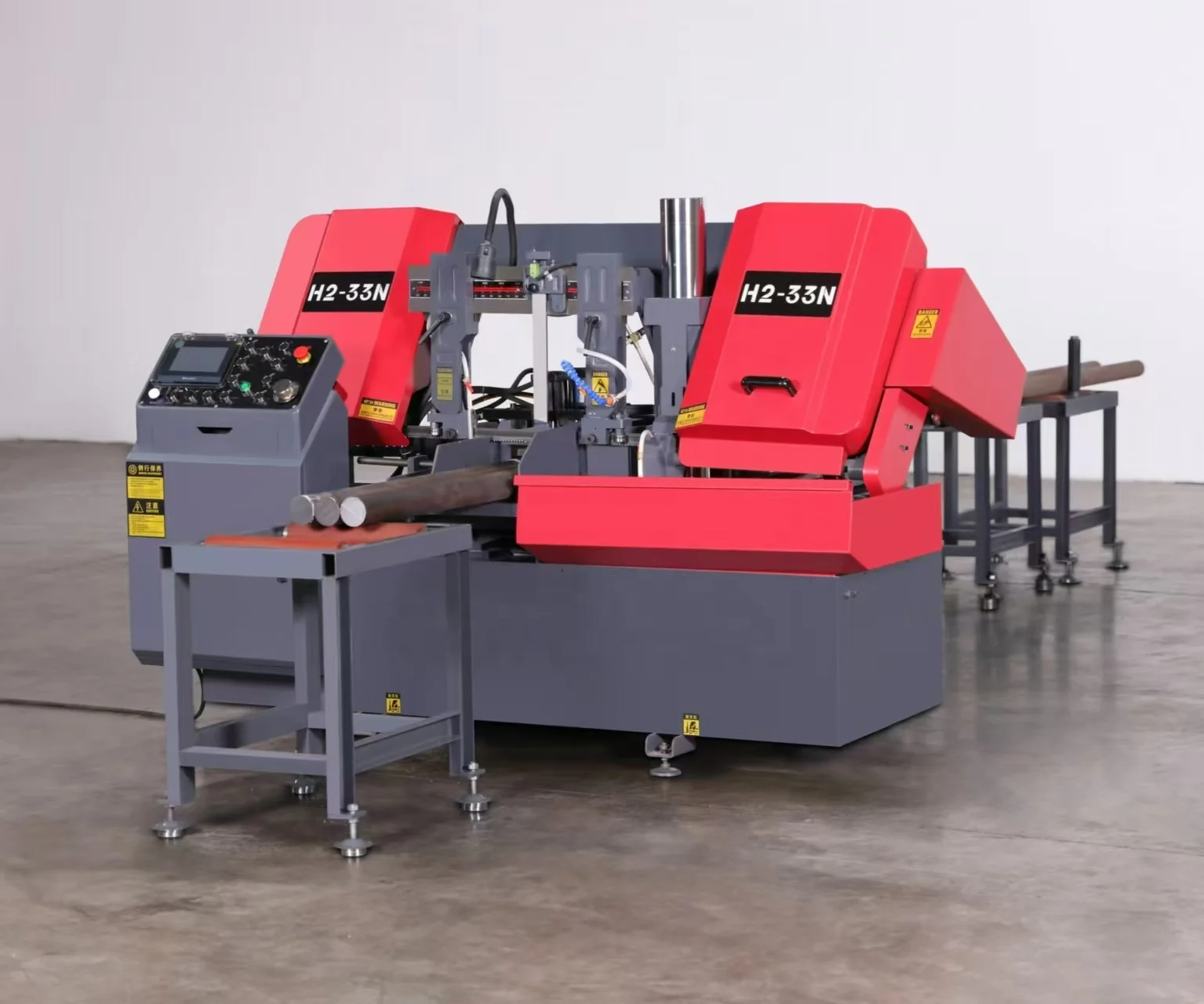 AMADA 400 New Numerical Control Automatic Horizontal Band Saw Machine Rotary Angle Metal Cutting Motor Gear Mechanical Pump