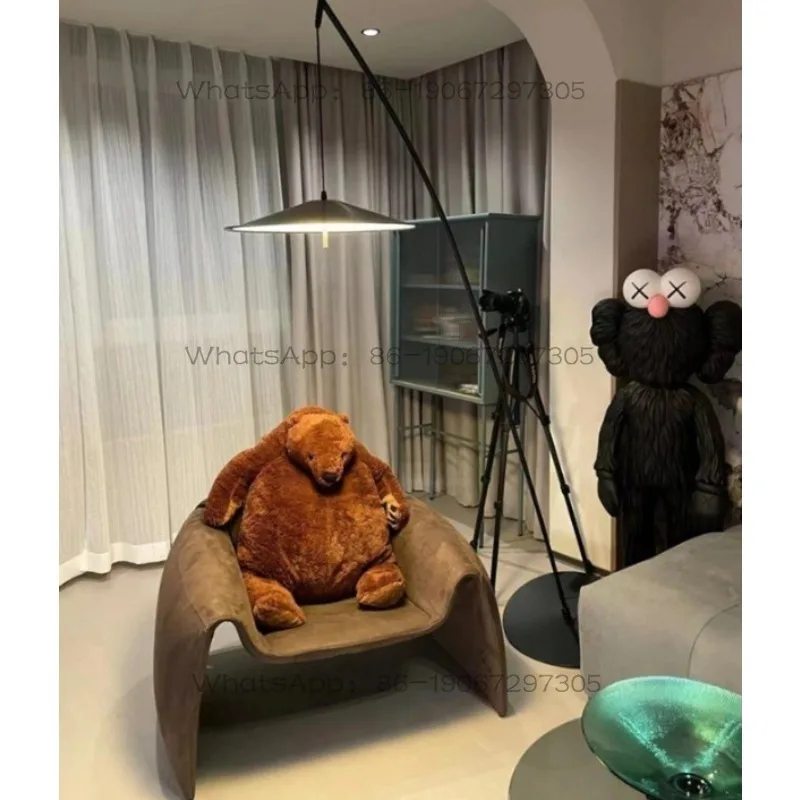 

Modern minimalist study bedroom living room fisherman lamp fishing floor lamp