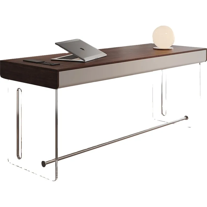 

Desk study home designer, modern minimalist high-end acrylic suspension computer desk