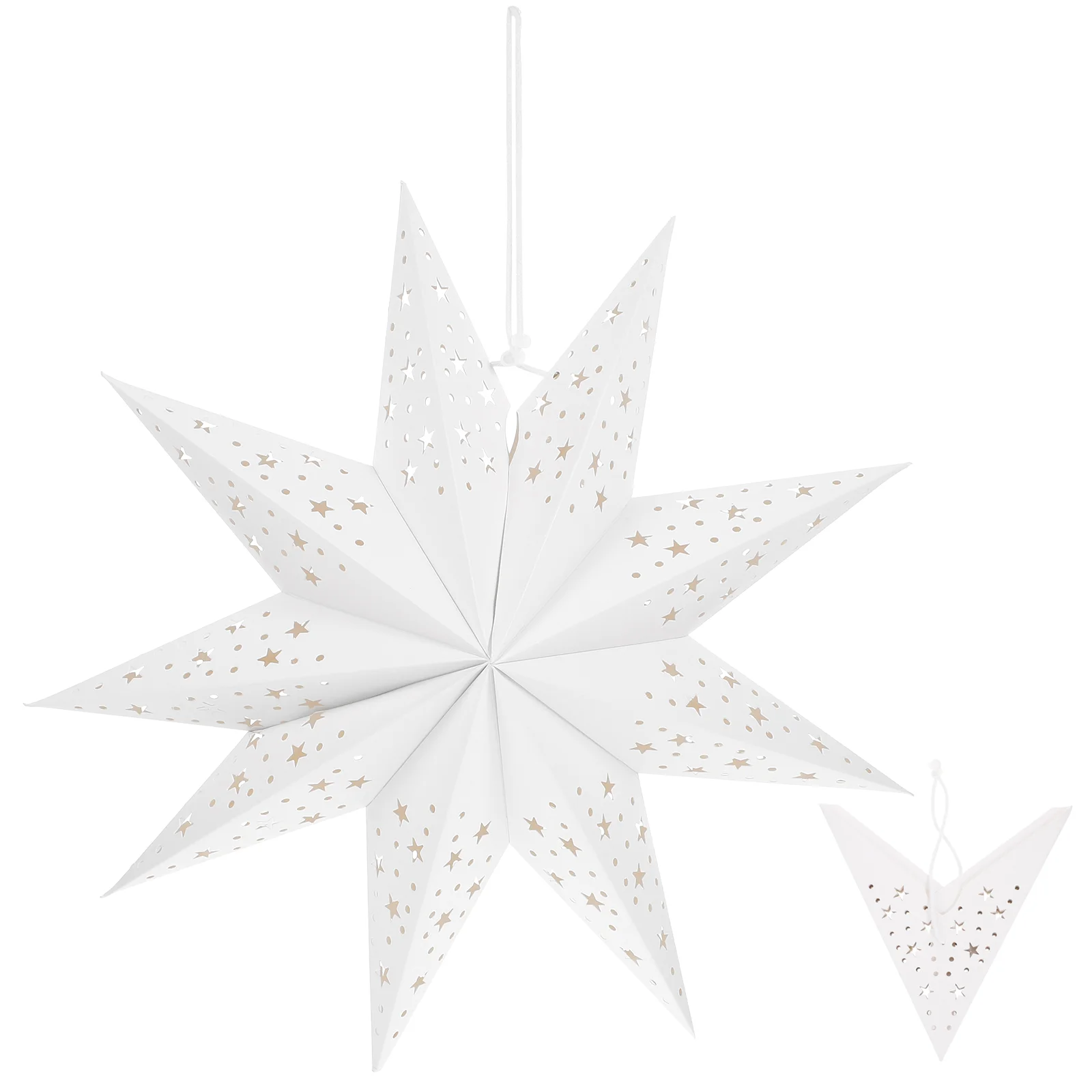 45 CM Special Occasions Decorations Three-dimensional Lightweight Lantern Illuminated Paper