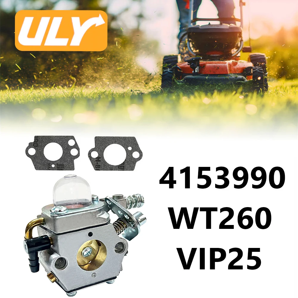 Carburador 4153990 WT260 para Roçadeiras Alpina Stiga GGP VIP 21 25 30 Peças de Reposição