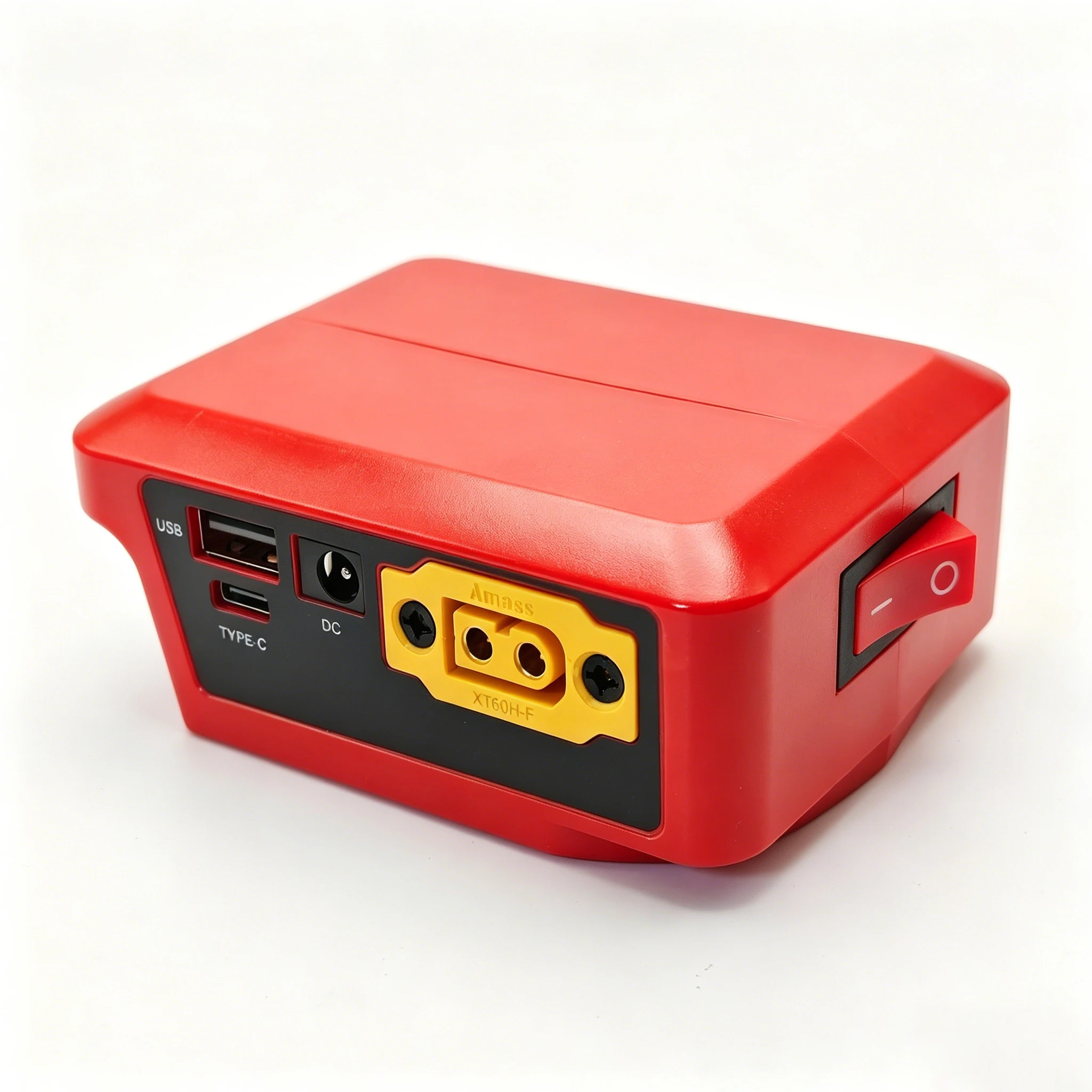 Portable Power Source Adapter For Milwaukee 18V Lithium Battery W/USB Type-C Output Power Bank Converter(Not a Battery Charger)