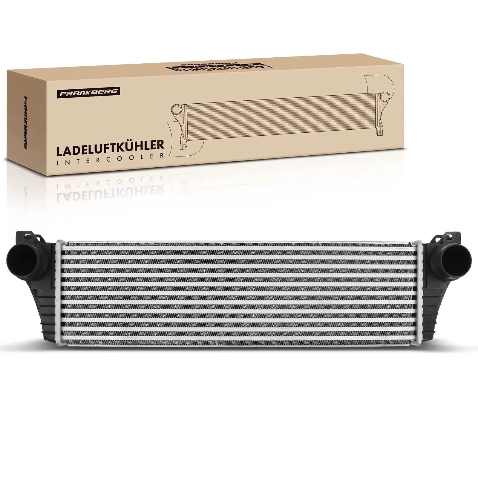Frankberg 1x Ladeluftkühler Turbokühler für Mercedes-Benz Viano Vito Mixto W639 2010-2014 2.2L A1645001900 2515000000 96261