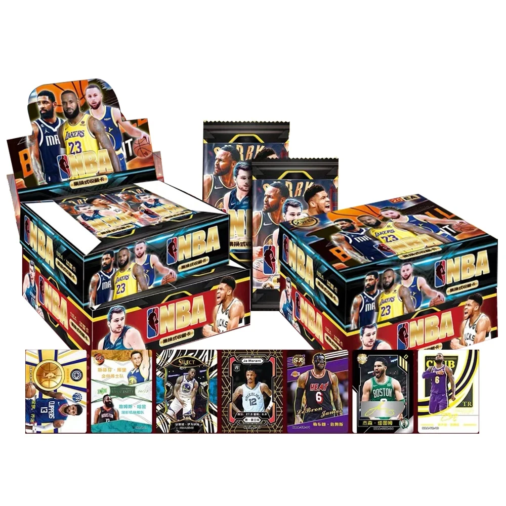 

NBA Collection Cards Not a Panini DIY Cards 2024 New Top Class Stephen Curry Rare Star Basketball Doncic Card Book Gift Game