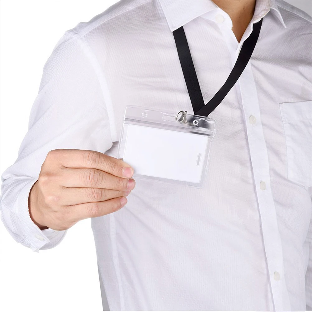 

ID holder name tag holder name tag protector work holder badge holder with neck strap