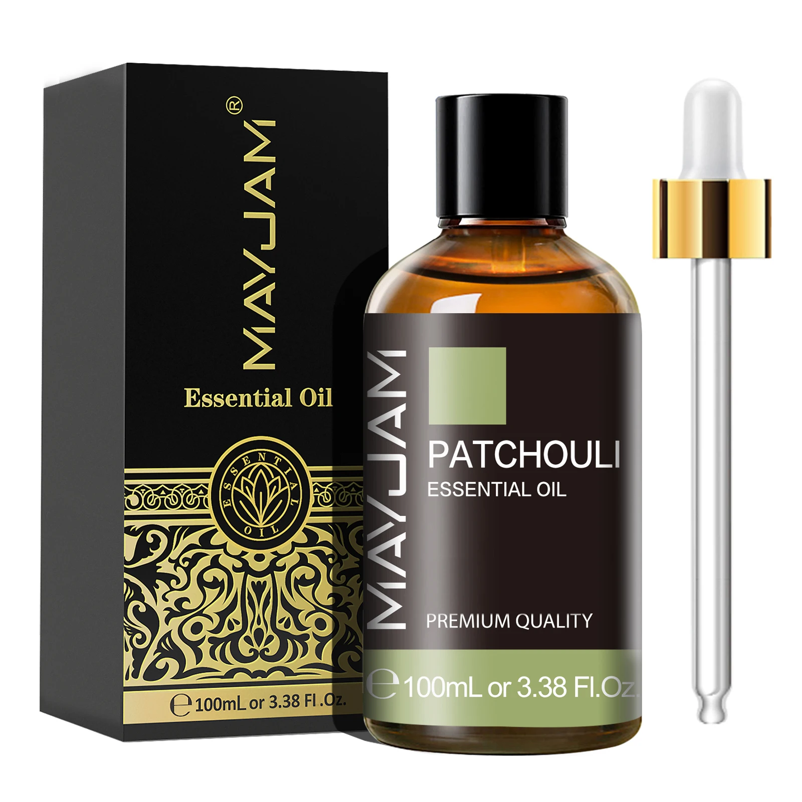 MAYJAM 1PCS Patchouli Plant Natural Essential Oils for Diffusers Aromatherapy Massage Hair Care Skin Care