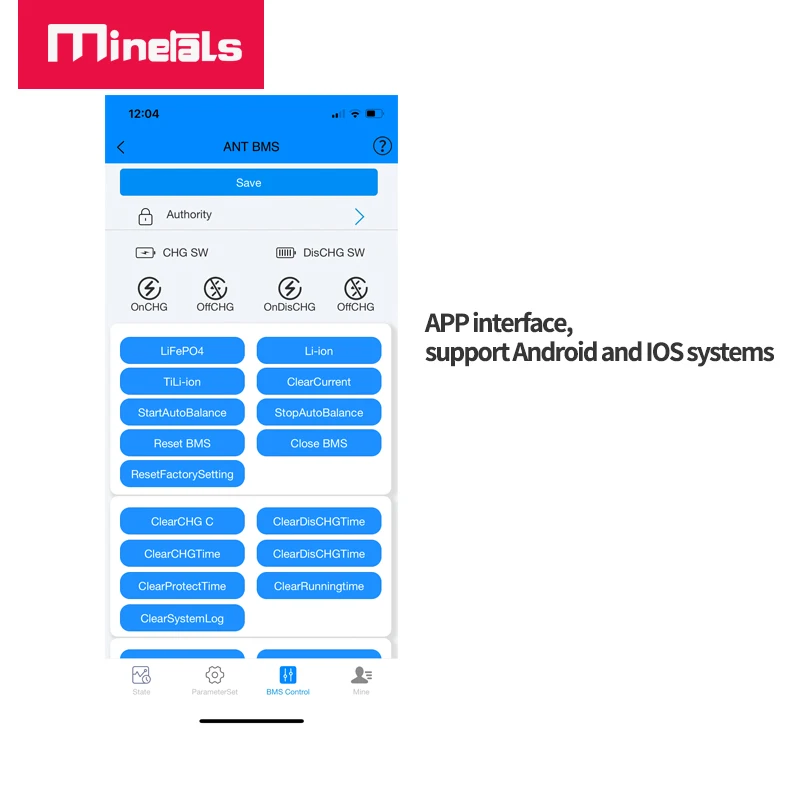 10S-24S ANT BMS 16S 20S supporto Software APP Bluetooth 500A 450A 300A 275A 200A 125A LiFePo4 li-ion LTO scheda di protezione della batteria