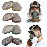 Plastic Gas Mask Filter Box Chemical Industry Painting Respirator Cartridge Box Anti Organic Gas for 6001CN 6200 7502 6800