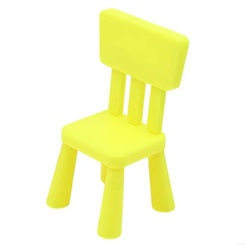 1/12 Children Table Chair Model Figure Miniature Furniture For Doll House Furniture And Pretend Play School Environment
