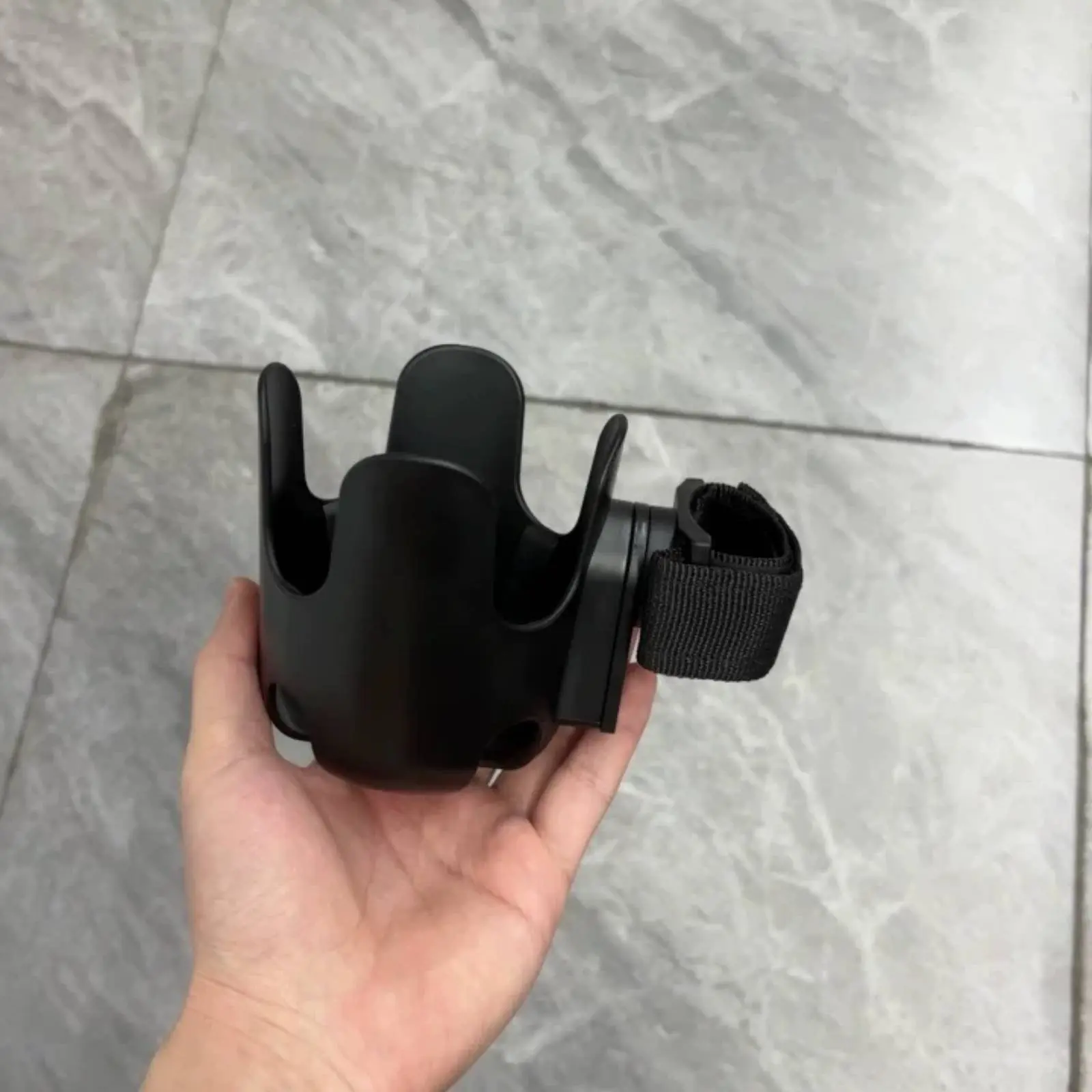 Mobility Aid Cup Holder Strap Fixed Wheelchair Cup Holder Mobility Aid Accessory Portable Lightweight for Elderly, Outdoor