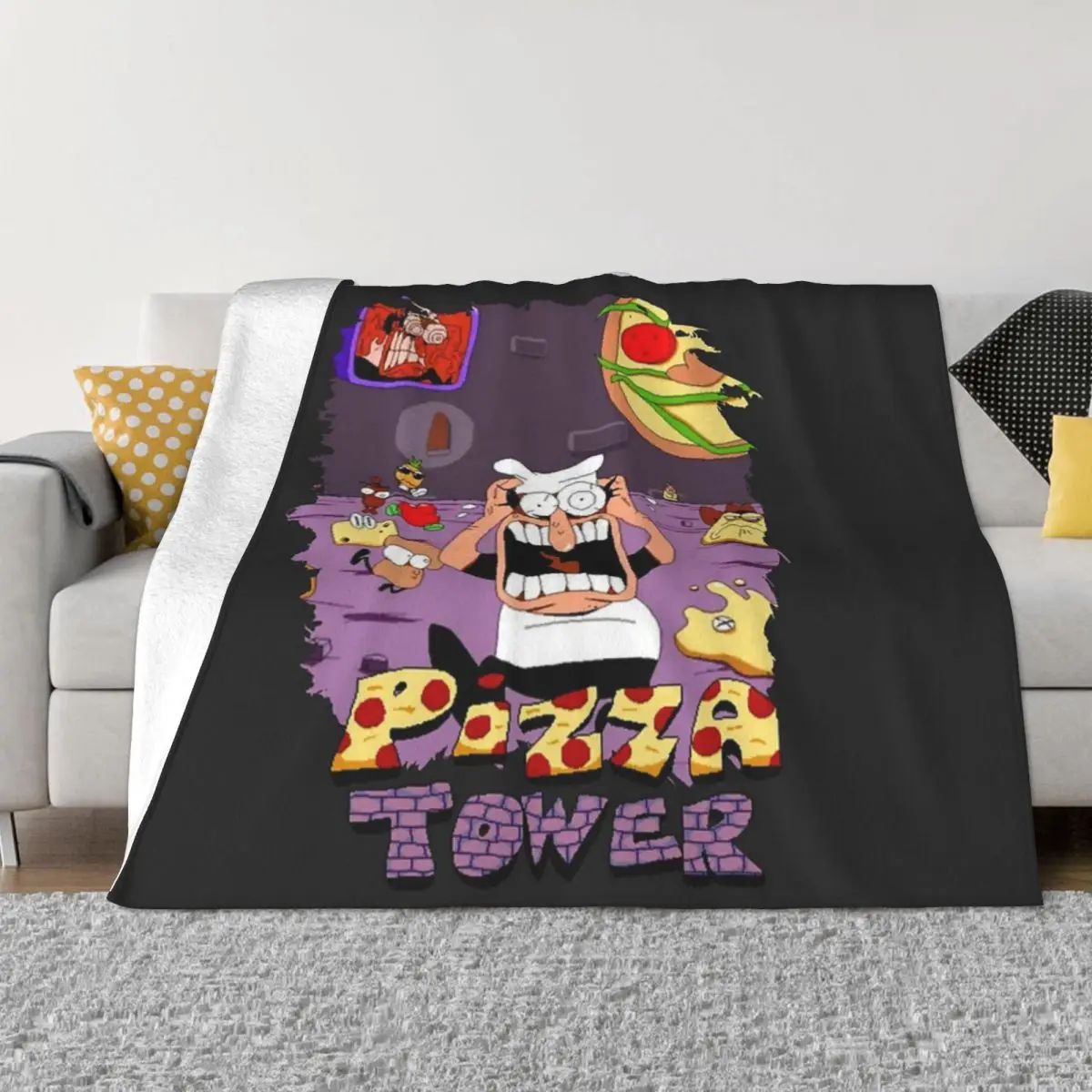 

Pizza Tower Quilt Bedroom Blankets & Throws Winter Warm Blanket Throw Blanket