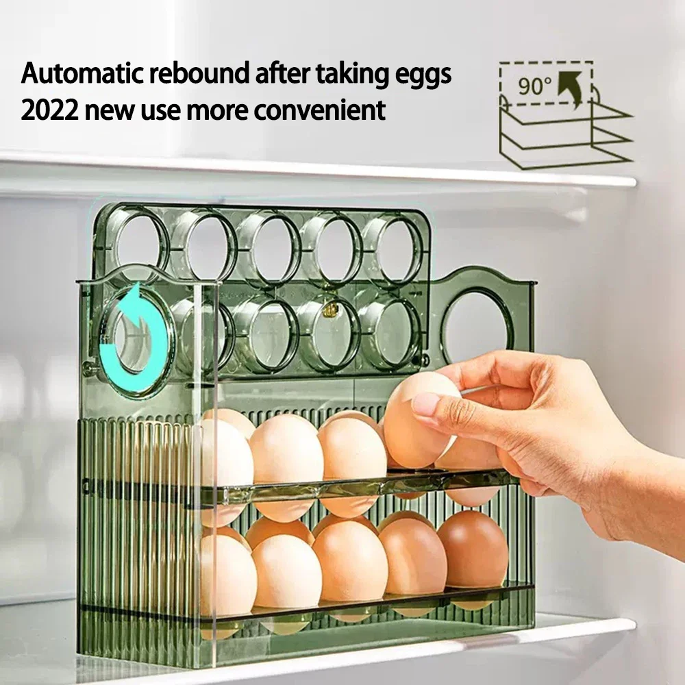 

Hot Sell Kitchen Organizer Egg Organizer Storage Egg Storage Container for Refrigerator Egg Storage Box