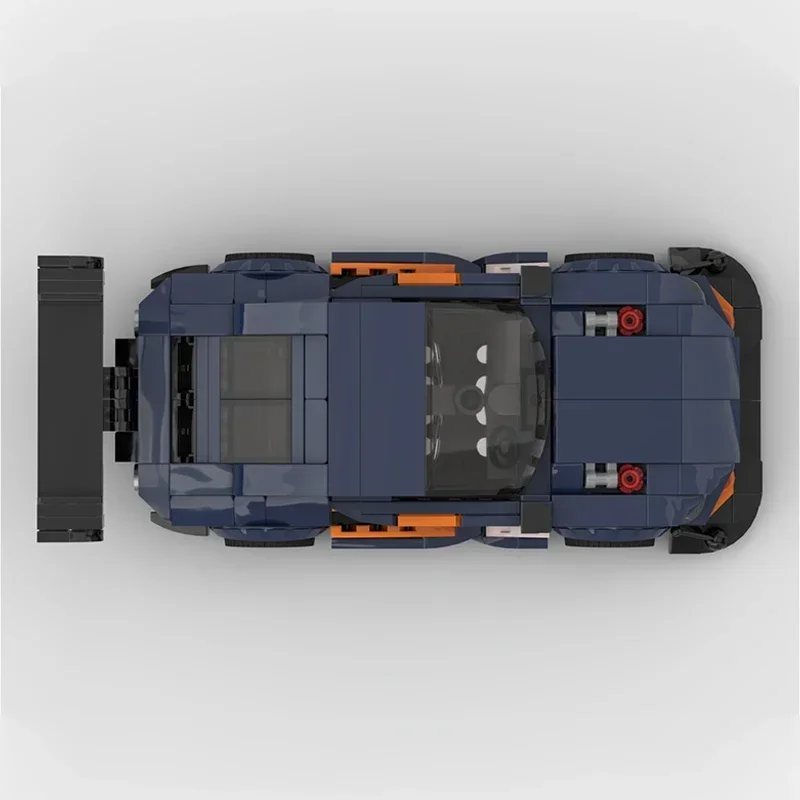 Modello del campione di velocità dell'auto cittadina MOC Mattoni da costruzione Auto sportiva S15 Tecnologia modulare Regali per bambini Vacanza assemblare giocattoli Vestito