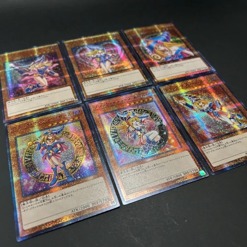 Yu-Gi-Oh! Dark Magician Girl Series FAI DA TE USR/20SER/Pser Garza Flash Card 59x86mm Anime Cartoon Gioco Collezione di carte Giocattoli Regalo