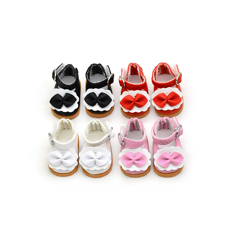 10cm Doll Clothes 3.5cm Length Leather Canvas Shoes Doll Shoes Doll Accessories Cultivate Hands-on Ability Children's Gift Toys image 5