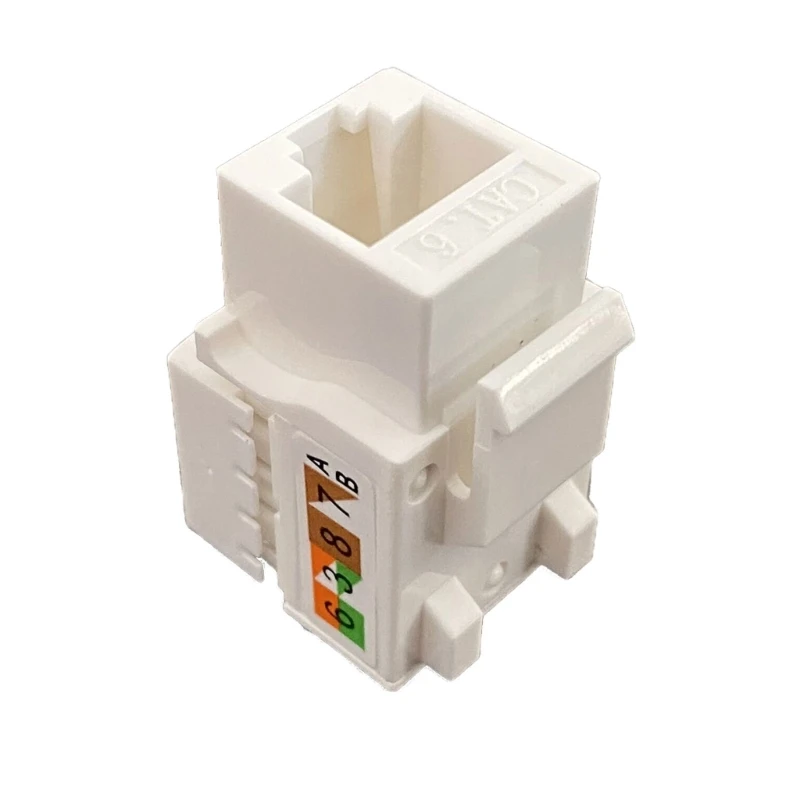 

2024 New CAT6 Keystone Jack for Cat6 UTP Network Module RJ45 Connector Information Socket Computer Outlet Cable Adapter AMP Type