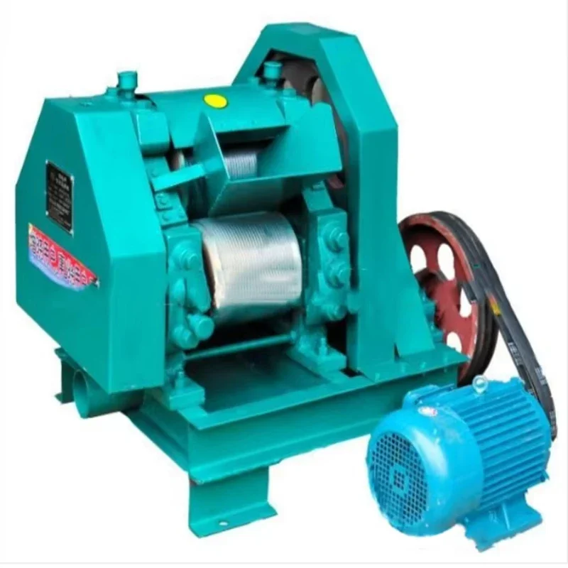 Commercial Sugarcane Juice Extractor, 220V Engine Powered Fresh Sugarcane Juicer for Beverage Shop