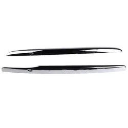 Suitable for Peugeot 206 207 rear license plate chrome decorative strip three box with screw clip back door bright strip