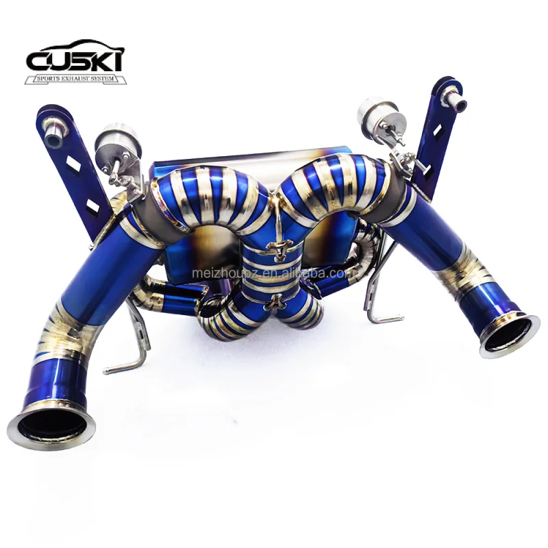 

Подходит для Lamborghini LP700 LP750 LP720 2012-2018, задняя выхлопная система Cat из титанового сплава с клапаном, модернизация выхлопной системы автомобиля