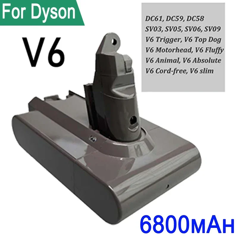 

for Dyson full range DC35 DC62 SV10 SV11 SV12 SV14 Vacuum Cleaner 21.6V 25.2V V6 Replacement Battery