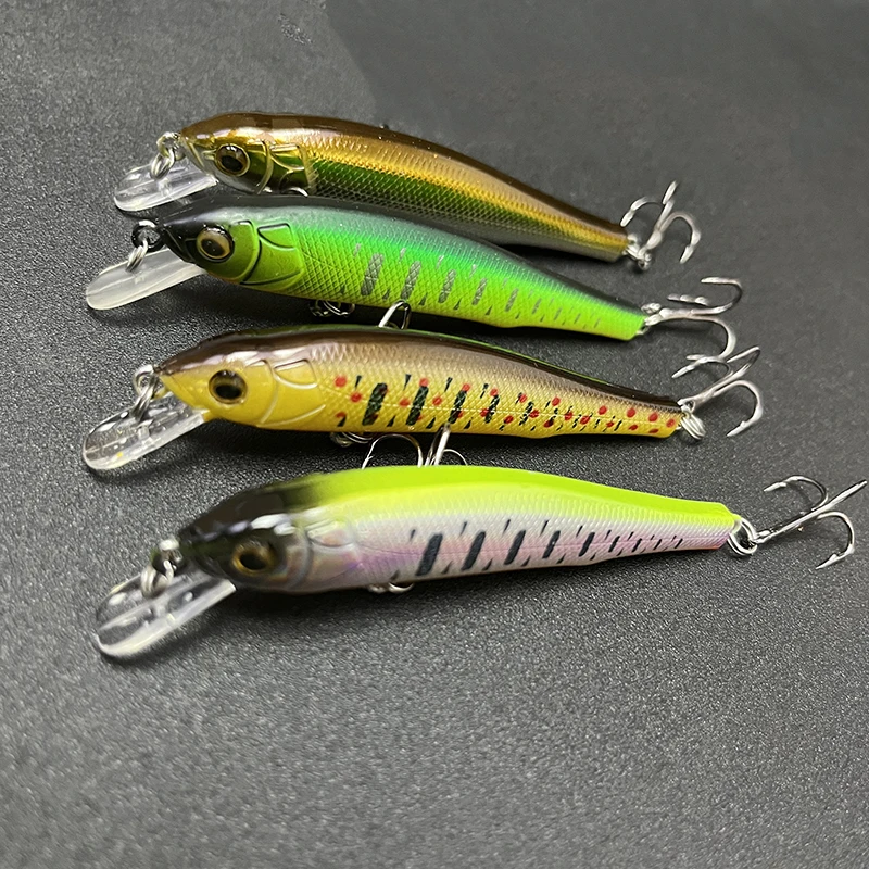 70mm 5g Floating Minnow Fishing Lures Rolling Pesca Wobbler Artificial Bait Freshwater Pike Trout Swimbait Fishing Accessories