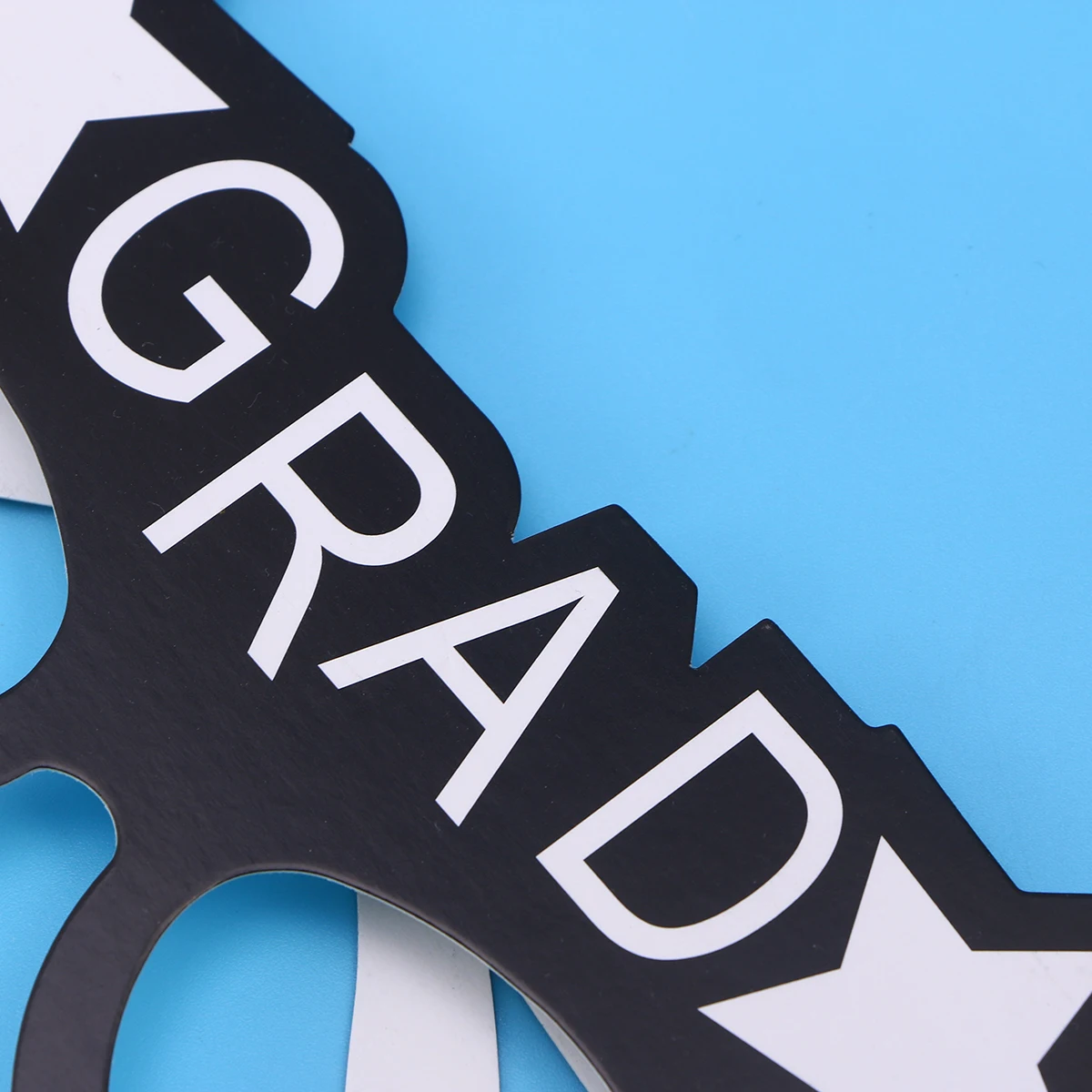 

8 Pcs Graduation Photo Booth Props Funny Party Glasses Black Favors Backdrop Printed Paper Eco Friendly