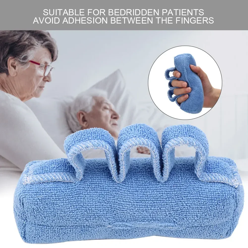 Medical Fingers Separation Pad Anti-Bedsore Nursing Hand Cushion Finger Separator Bedridden Patients Breathable Finger Caring