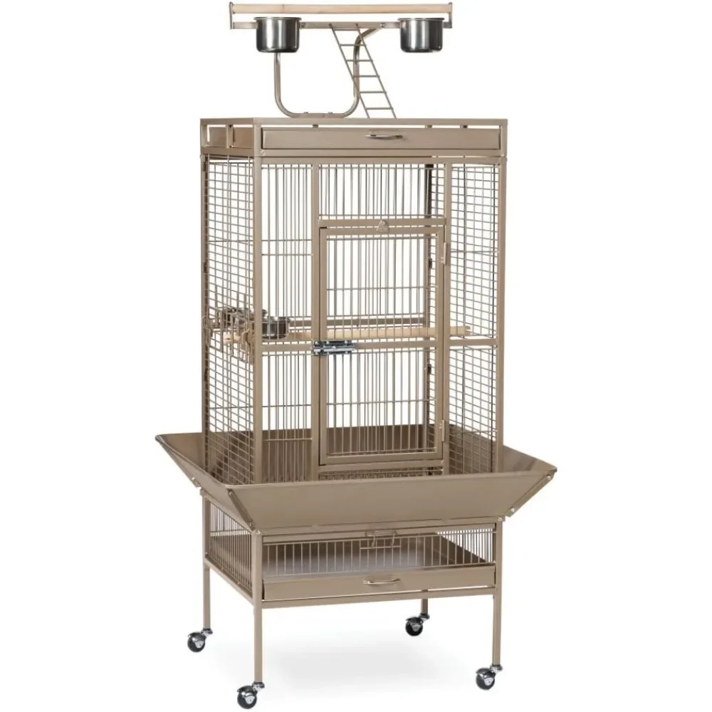 

Pet Supplies: Forged Iron Selection, Bird Cage, Cocoa Brown, 24 inches by 20 inches by 60 inches