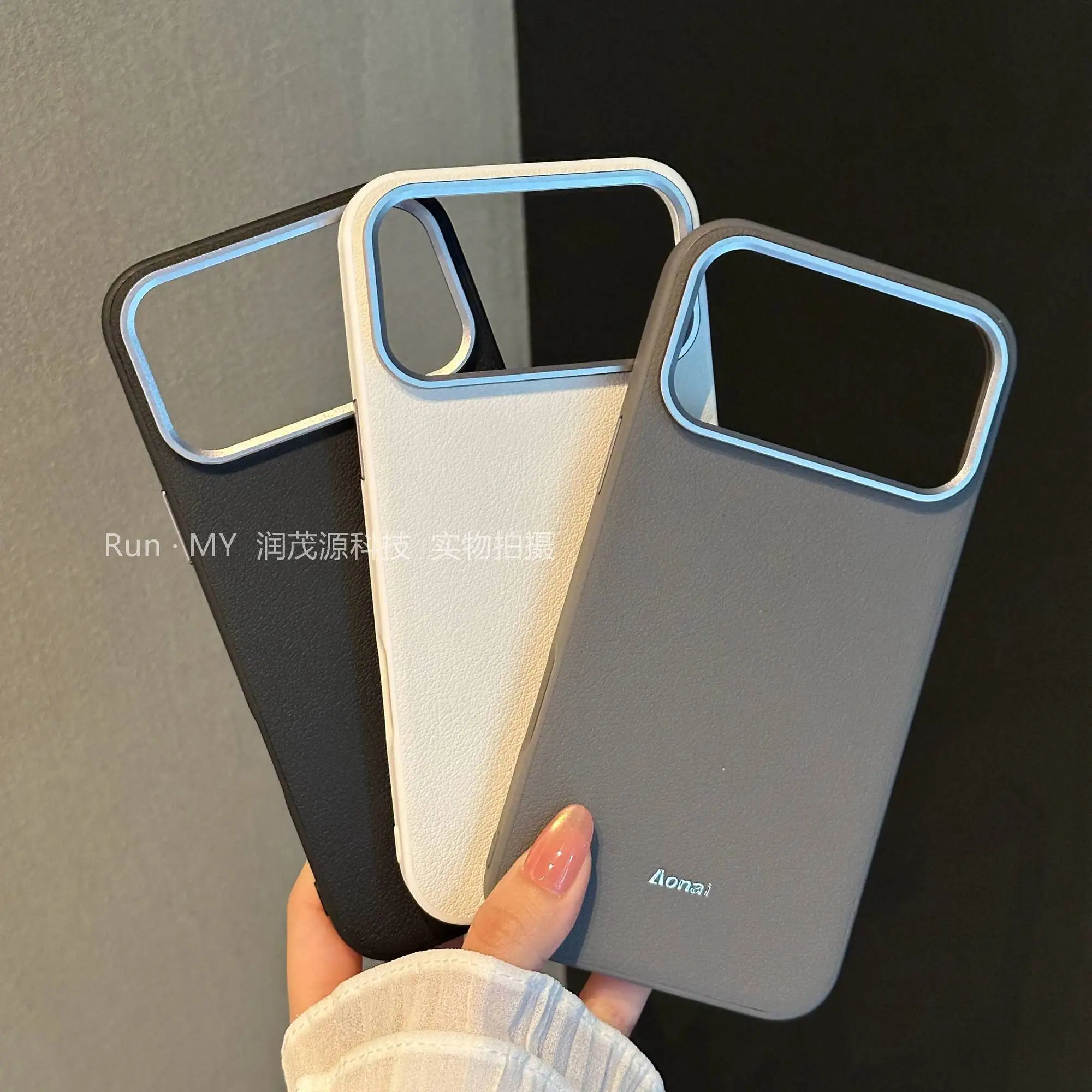 

Чехол для iPhone 17 Pro Max 17Pro iPhone17 Air, роскошный, из искусственной кожи, приятный на ощупь, задняя крышка, бампер, чехол-футляр для iPhone 17 Air