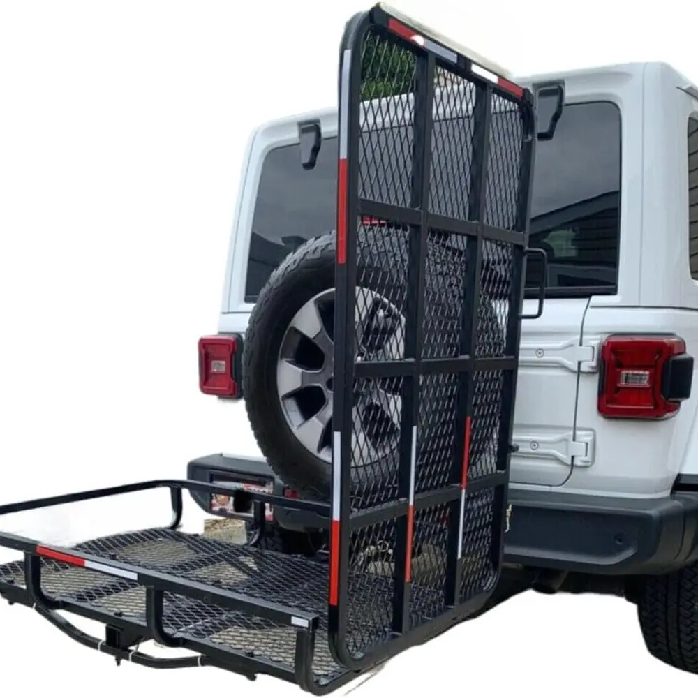 

Прочная переноска для инвалидной коляски с рампами для мобильных устройств, газонокосилок и многого другого – корзина для перевозки корзины емкостью 500 фунтов.