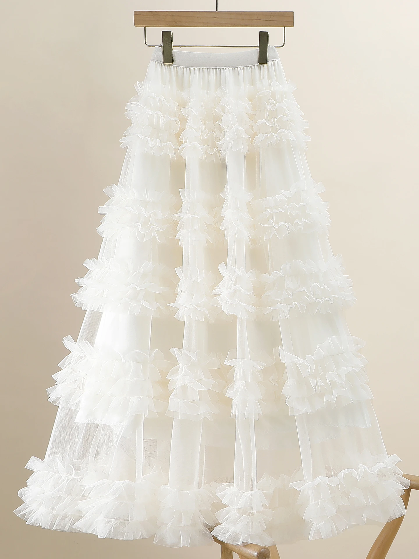 バレエスタイル-レーススプライシング-ケーキスカート-レディース-春-パフィーガウン-フェアリースカート-ハイウエスト-aライン-カジュアル-その他素材-00