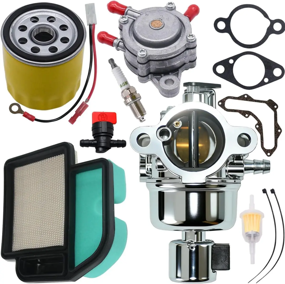 20 853 33-S Carburetor Fit for Kohler SV600 SV600S SV590S SV590 SV541 SV601 SV610 SV620 SV540 Lawn Mower 16-22 HP Engine Carb Re