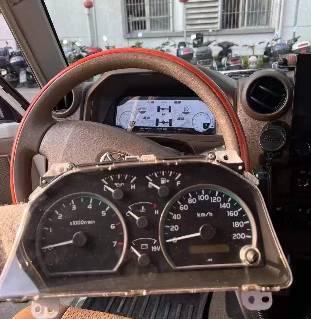 مجموعة لوحة القيادة الرقمية LCD لـ LC70 LC75 LC76 LC79 2007-2021 لوحة أدوات افتراضية عداد السرعة قمرة القيادة #4