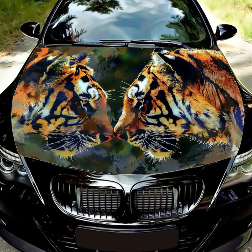 Ultimate Tiger Car Decal Kit - High-Quality Materials, DIY Installation Guide