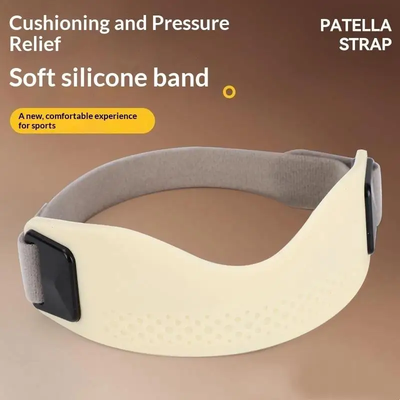 Adjustable Silicone Knee Support Strap Patellar Tendon Brace For Running Tennis Jumpers Knee Men Women