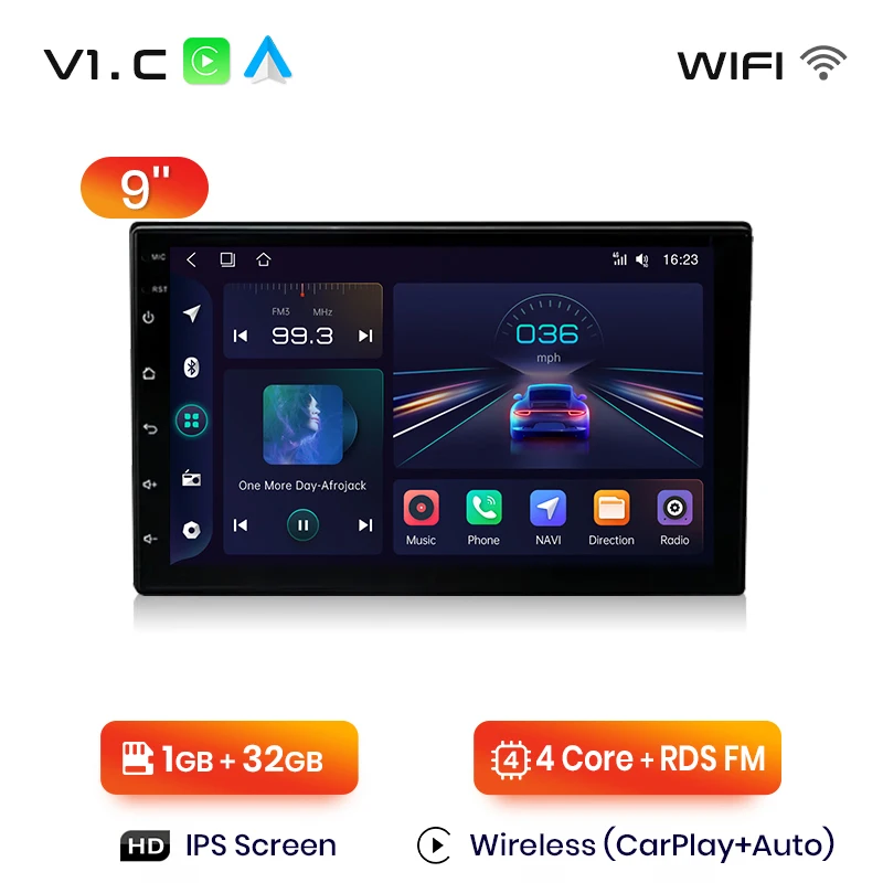 Junsun 9 inch Android 15 autoradio voor Benz Sprinter Volkswagen Crafter 2006-2016 draadloos voor Apple CarPlay Auto IPS scherm stereo multimediaspeler automotive slimme intelligente systemen 2 Din