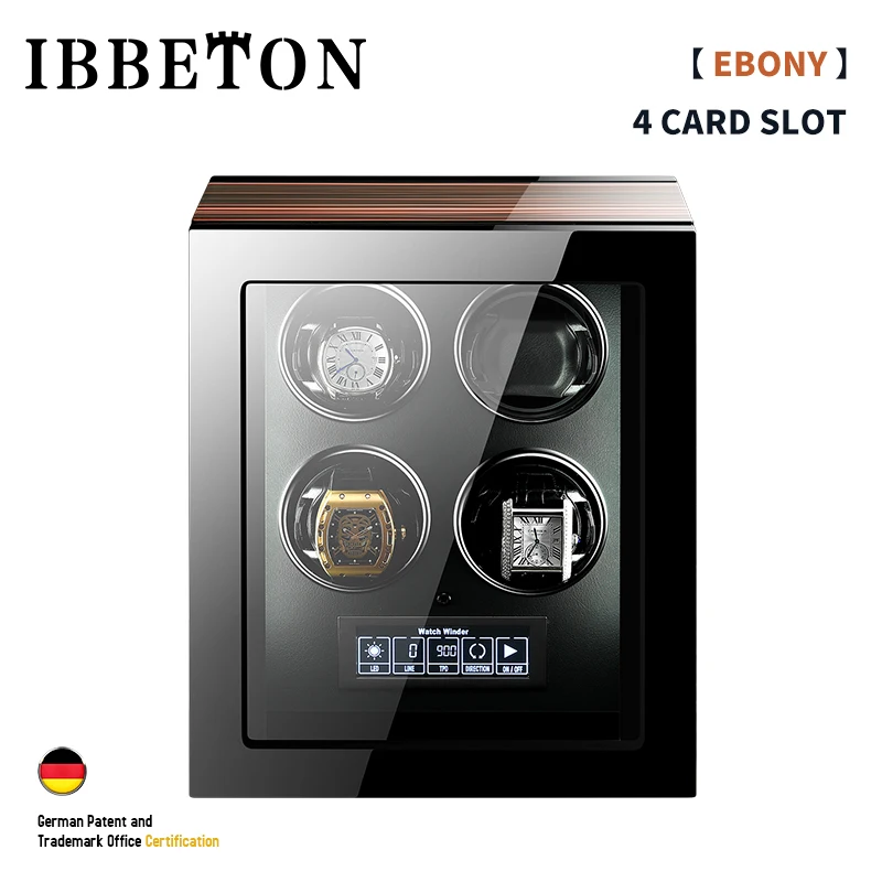Luxury Automatic Watch Winder 24 Watches with Mabuchi Motor LCD Touch Screen and Remote Control Watch Storage Box